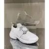 圖片 Roger Vivier 女款 Viv Run 水晶鑽方釦運動鞋 增高7.5公分 白色EU35-38