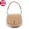 圖片 Saint Laurent 800846 YSL Box 小牛皮 Voltaire 包 太妃糖奶茶色