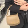 圖片 Saint Laurent 800846 YSL Box 小牛皮 Voltaire 包 太妃糖奶茶色