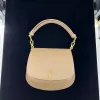 圖片 Saint Laurent 800846 YSL Box 小牛皮 Voltaire 包 太妃糖奶茶色