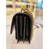 圖片 Saint Laurent 442906 YSL 中款 Sunset 翻蓋金鍊包 黑色