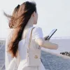 圖片 Gucci GG Marmont 575163 絎縫抽繩迷你水桶包 白色