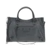 圖片 Balenciaga 823058 Le City 小羊皮中款機車包 火山岩灰色