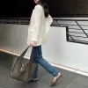 圖片 Saint Laurent 763435 YSL LE 5 A 7 Bea 柔軟鹿皮包 麝香棕色
