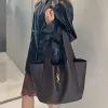 圖片 Saint Laurent 763435 YSL LE 5 A 7 Bea 柔軟鹿皮包 黑色
