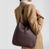 圖片 Saint Laurent 753837 YSL LE 5 A 7 大型柔軟皮革包 葡萄乾色葡萄乾色