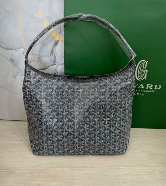 圖片 「M.Y精品」Goyard hobo bag 經典限量 灰 