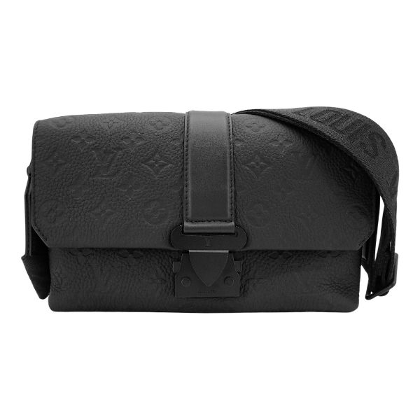 圖片 Louis Vuitton 展示品 S-Cape Taurillon壓花牛皮斜背包(M23741-黑)