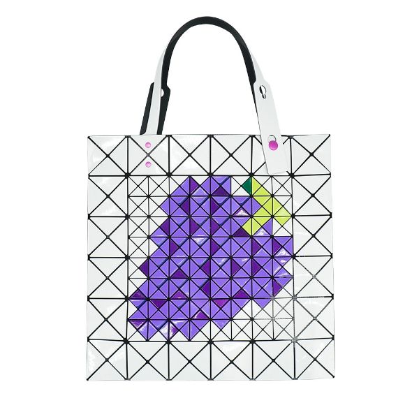 圖片 Issey Miyake Bao Bao 6x6 Fruits 亮面葡萄造型手提袋(白)