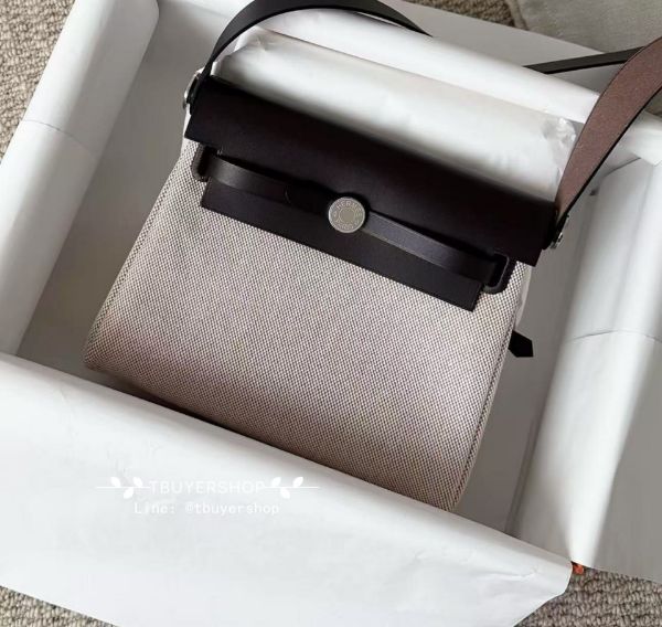 圖片 Hermes mini Herbag 烏木色銀 W