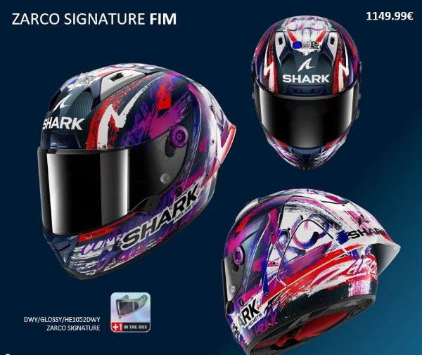 圖片 SHARK AERON GP Carbon FIM Zarco 2025 碳纖維 大鴨尾