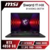 圖片 ⭐️MSI Sword 17 HX B14VEKG-283TW 微星14代旗艦高效電競商務筆電/i7-14700HX/RTX4050 6G/16GB DDR5/1TB PCIe/17.3吋 FHD+ 165Hz/W11 Pro/RGB背光電競鍵盤/3年保⭐️
