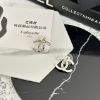 圖片 CHANEL 25P 銀色拉絲雙C耳環