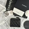 圖片 CHANEL 25S 黑金L型短夾