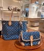 圖片 LV 新款 M13070 Resort 系列 Diane水洗牛仔 LV RESORT FW25 法棍牛仔包