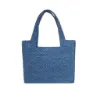 圖片 Loewe 中款棕櫚 Font Tote 包 淺藍色/付長肩帶
