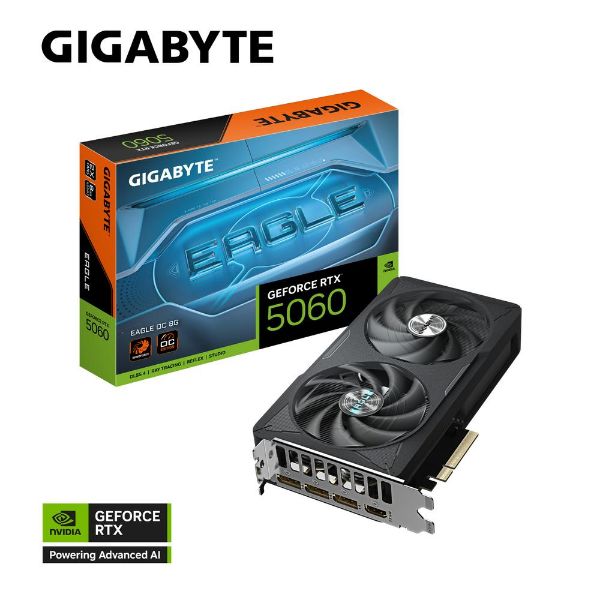 圖片 【GIGABYTE 技嘉】RTX 5060 EAGLE OC 8G 顯示卡 N5060EAGLE OC-8G