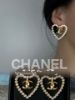 圖片 Chanel 閃鑽大愛心耳釘 超級好看