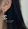圖片 Chanel 黑白邊 雙面雙c吊墜耳釘 低調百搭款