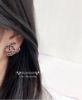 圖片 Chanel 黑粉皮穿 雙c 耳釘