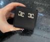 圖片 Chanel 銀色 滿鑽雪花 cc耳釘  簡單優雅