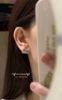 圖片 Chanel 銀色 滿鑽雪花 cc耳釘  簡單優雅