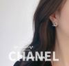 圖片 Chanel 黑白水鑽 雙c耳釘