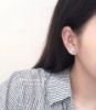 圖片 Chanel 24a 經典cc 金 水鑽耳釘