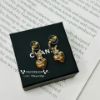 圖片 Chanel 24p 水鑽愛心吊墜耳釘