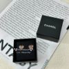 圖片 Chanel 粉 小愛心 雙c耳釘 好可愛