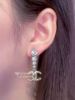 圖片 Chanel 25s 水鑽吊墜雙c耳夾