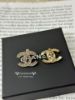 圖片 Chanel 24k 水鑽大雙c耳夾