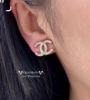 圖片 Chanel 25p 淡金雙C耳夾