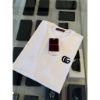 圖片 Gucci 白底藍色刺繡小logo設計 素t 短袖T恤上衣