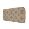 圖片 Louis Vuitton Mahina Zippy 穿孔小牛皮拉鍊長夾(M69821-斑鳩灰)