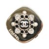 圖片 Chanel 方牌珍珠水鑽胸針(金)