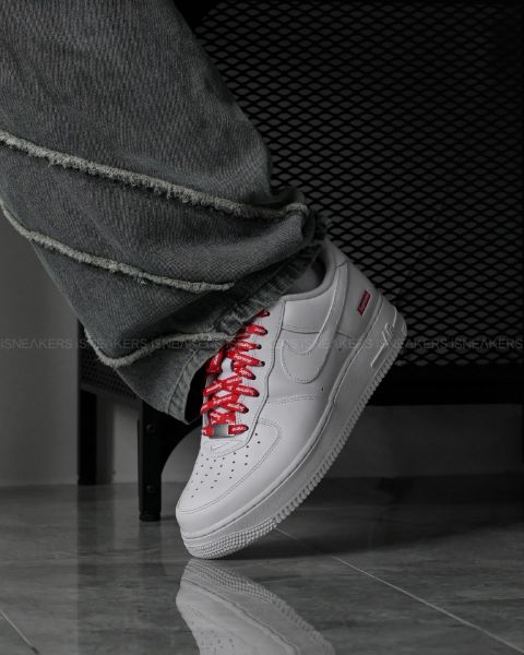 iSNEAKERS 現貨 Supreme X Nike Air Force 1 Low "White" 聯名款 白色 CU9225-100