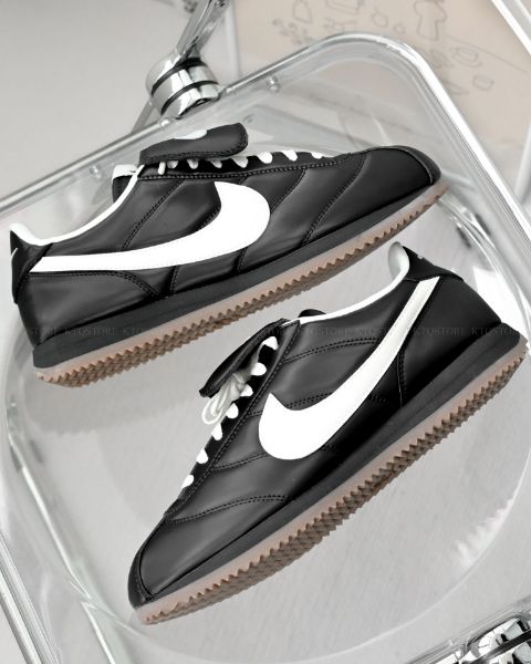 圖片 KTQ STORE 現貨 Nike Cortez SE Tiempo Pack Black 阿甘 黑奶油 外翻鞋舌 IM4843-010