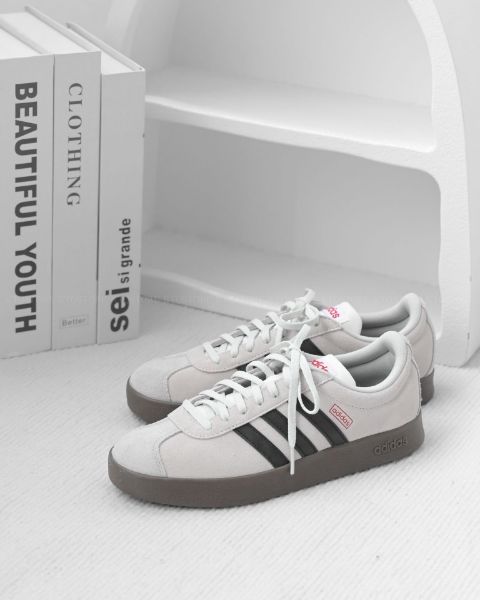 圖片 KTQ STORE 現貨 ADIDAS NEO VL Court Lifestyle平替款 德訓鞋 灰巧克力 JS3003