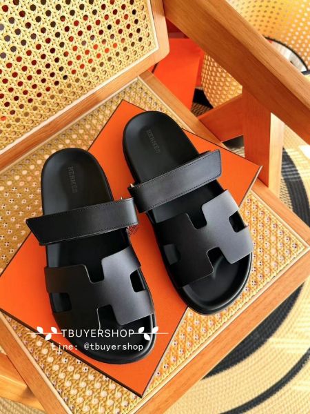 圖片 Hermes 二舅鞋 全皮黑色  尺寸38 含盒子送禮合適