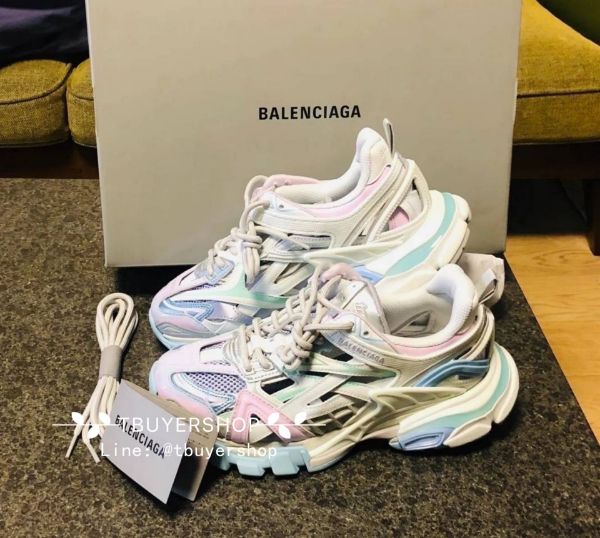 圖片 Balenciaga track2 冰淇淋 馬卡龍色  尺寸35含盒子