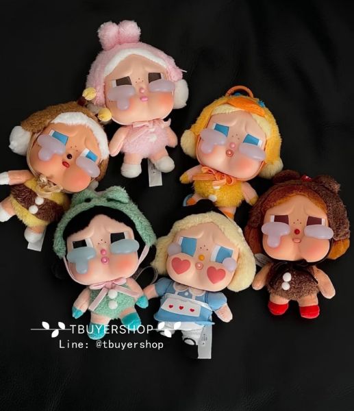 圖片 Popmart Crybaby 眼淚工廠系列糖膠毛絨盲盒 一端六入