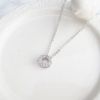 圖片 【美鑽銀飾】閃耀圓 | 純銀鋯石鎖骨項鍊 | 大員囡仔