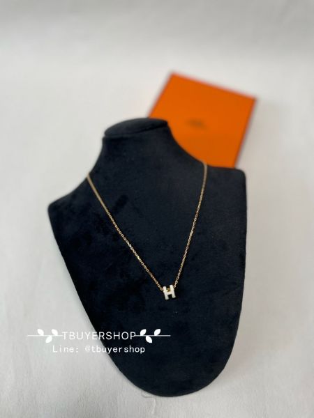 圖片 Hermes Mini pop h 項鍊  白金