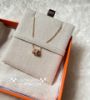 圖片 Hermes Mini pop h 項鍊  灰 玫瑰金