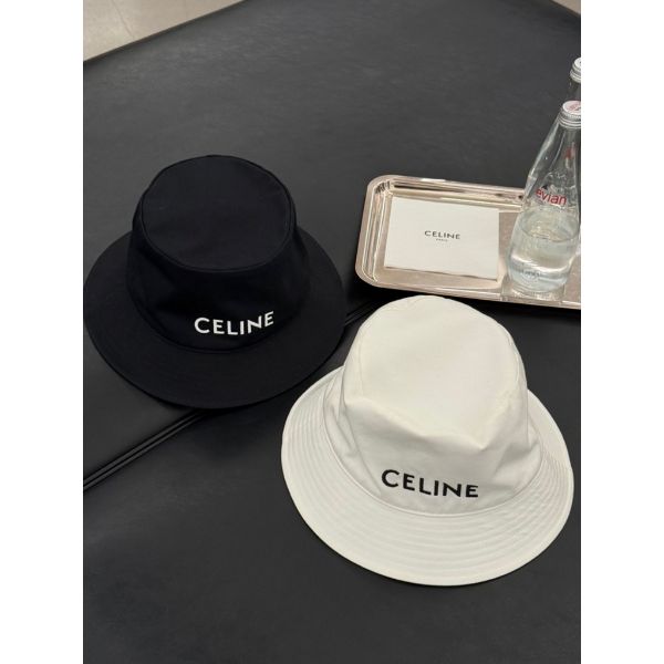 圖片 Celine 經典 刺繡字母設計 黑白二色 漁夫帽