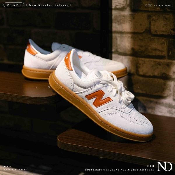 NICEDAY 現貨 New Balance 500 米橘 橘 復古 焦糖底 麂皮 皮革 板鞋 CT500DA