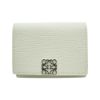 圖片 Loewe  Anagram 石紋小牛皮銀logo扣式三折短夾(淡青瓷色)