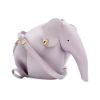 圖片 Loewe 展示品 牛皮玉石耳環迷你大象包(紫)