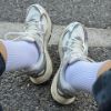 NICEDAY 現貨 Mizuno Racer V2 銀白 白銀 復古 慢跑鞋 銀 灰 網眼 透氣 機能 D1GH250606